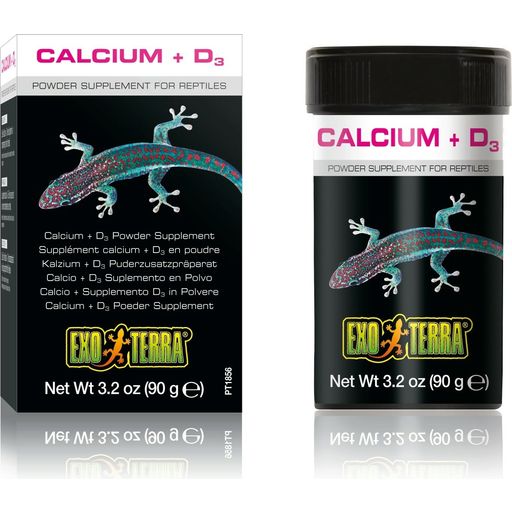 Exo Terra Kalcium + D3-vitamin - 90 g