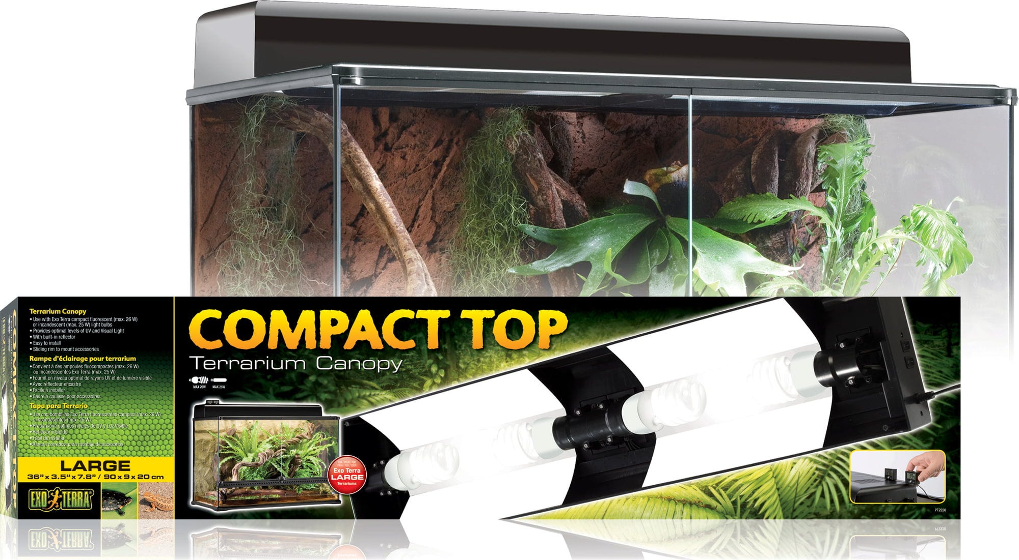 Compact Terrarienabdeckung - Top 90