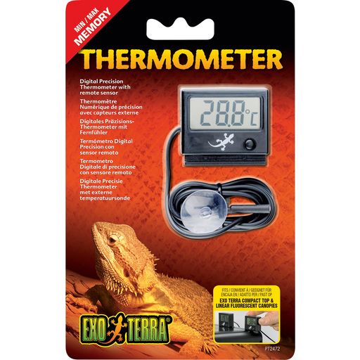 Exo Terra LED Thermometer mit Messfühler - 1 Stk