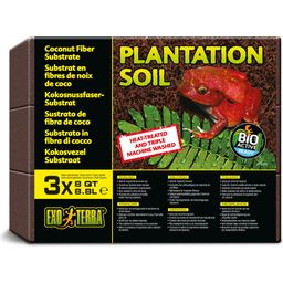 Exo Terra Plantation Soil Kokosvezel Substraat - 3 Stuks