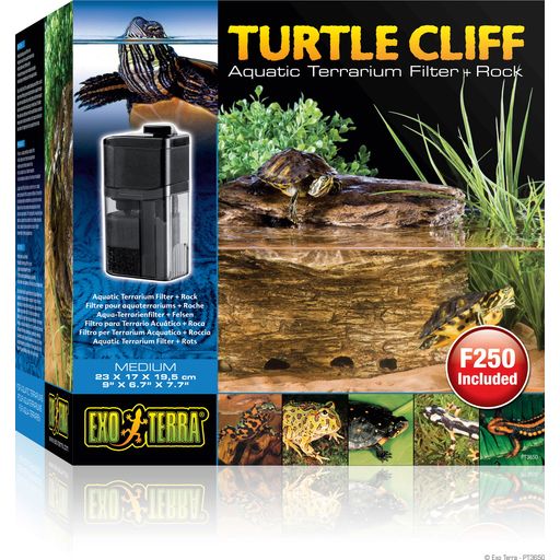Exo Terra Turtle Cliff PT3610, Medium with Filter - 1 Pc