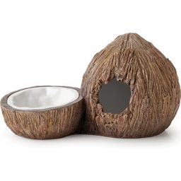 Exo Terra Coconut Cave & Water Dish - 1 Pc