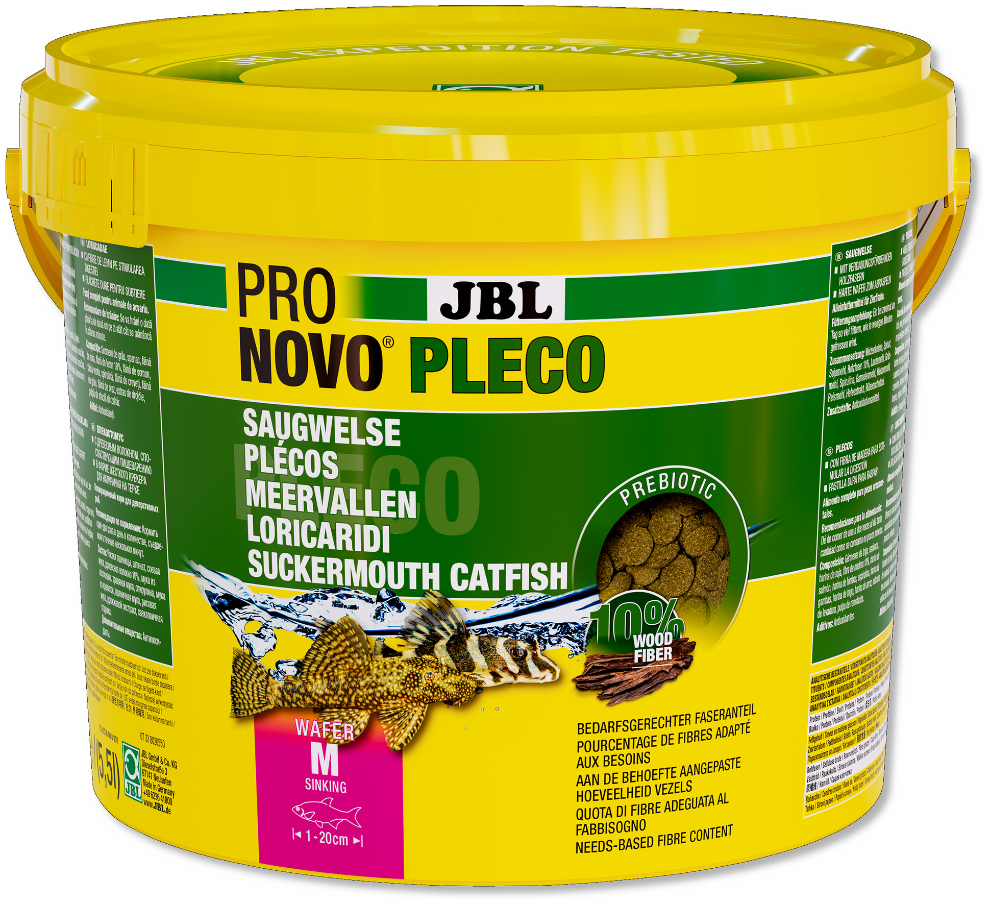 JBL Pronovo Pleco Wafer M - 5,5l