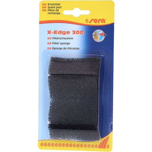 Sera X-Edge Corner Filter Sponge, Black - 300