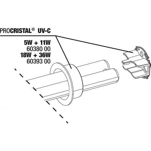 JBL ProCristal UV-C  Brennerschutz Set - 5+11Watt