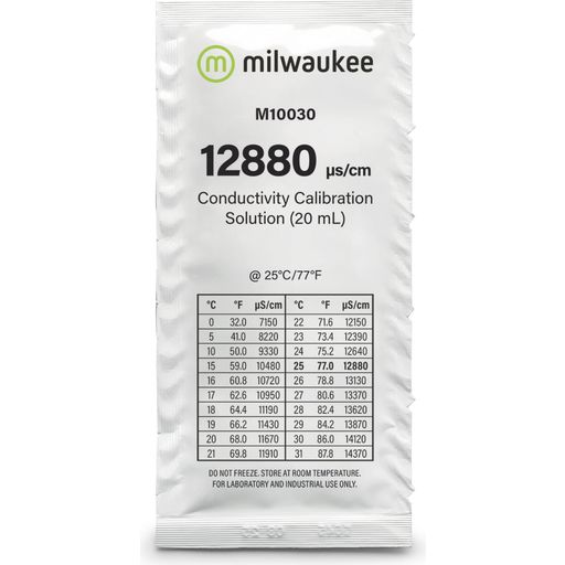 Milwaukee Leitwert Kalibrierl. 12880 ms/cm 25x20ml - 1 Set