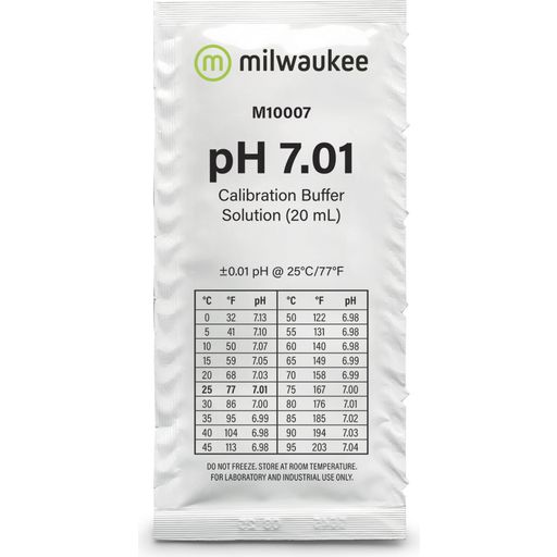 Solution Tampon PH 7 - 25 Sachets de 20 ml - 1 kit