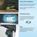 Starter Line 30L Complete Aquarium Set with LED Day/night Lighting - 30 L