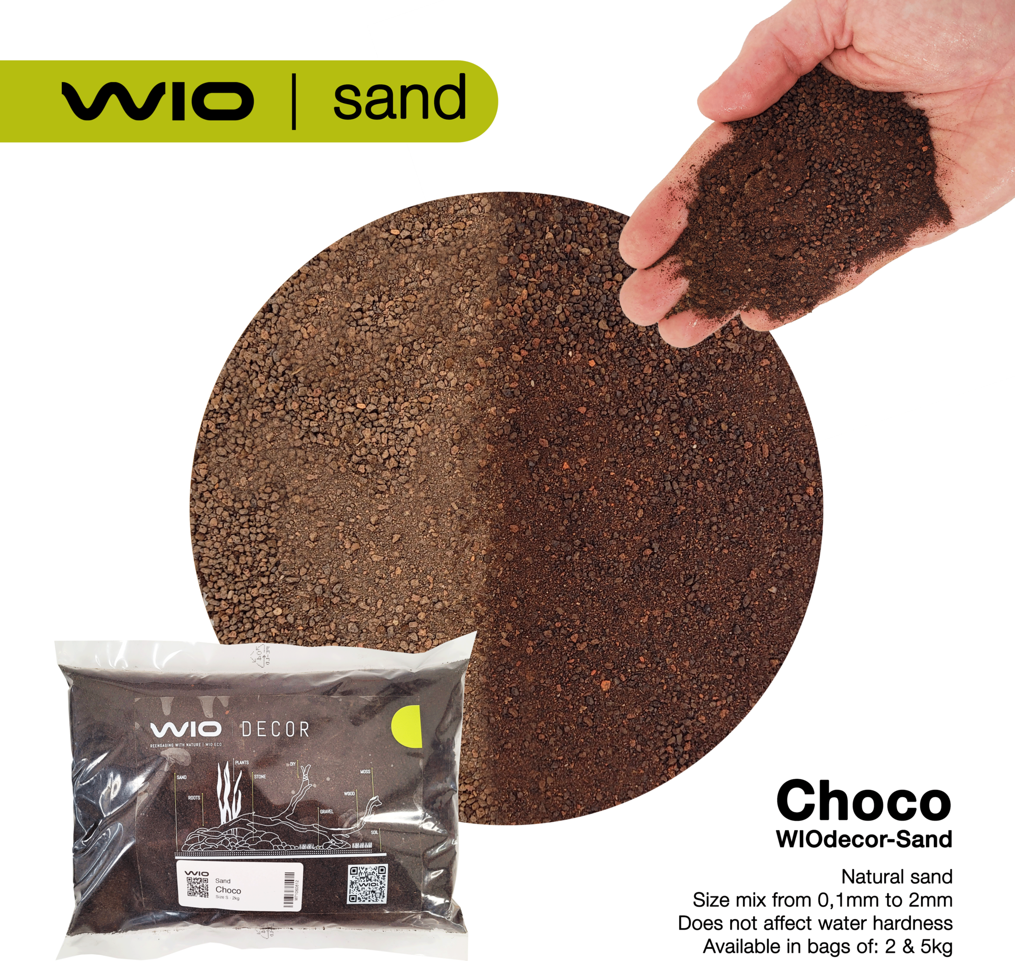 WIO CHOCO RIVER SAND S2 - 2 kg
