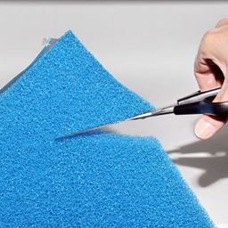JBL Синя филтърна гъба от пяна - 50x50x2,5cm - груб
