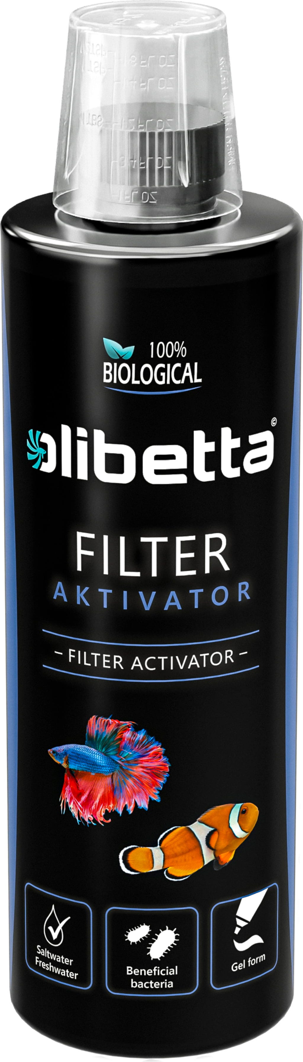Olibetta Filter Aktivator - Süßwasser & Meerwasser - 473 ml