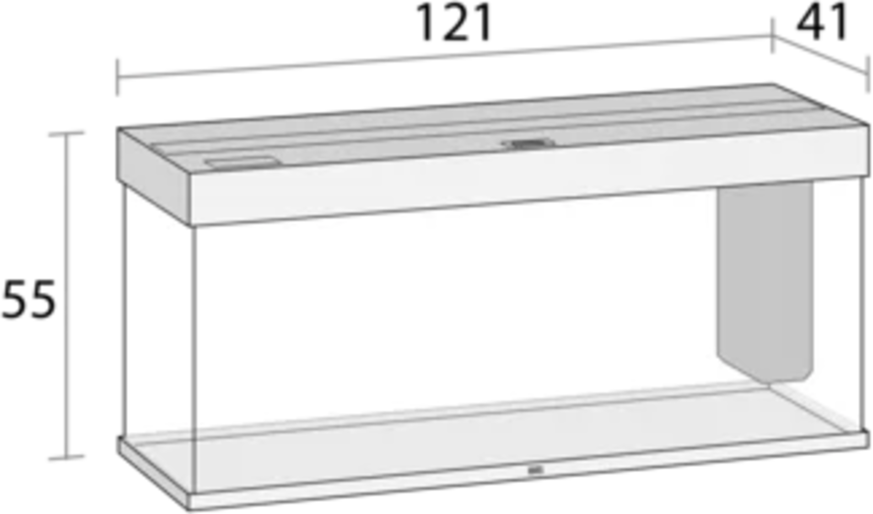 Juwel Rio 240 LED Aquarium - grau