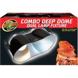 Combo Deep Dome Dual Lamp Fixture, Large 