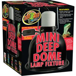 Zoo Med Mini Deep Dome Lamp Fixture - 1 pcs