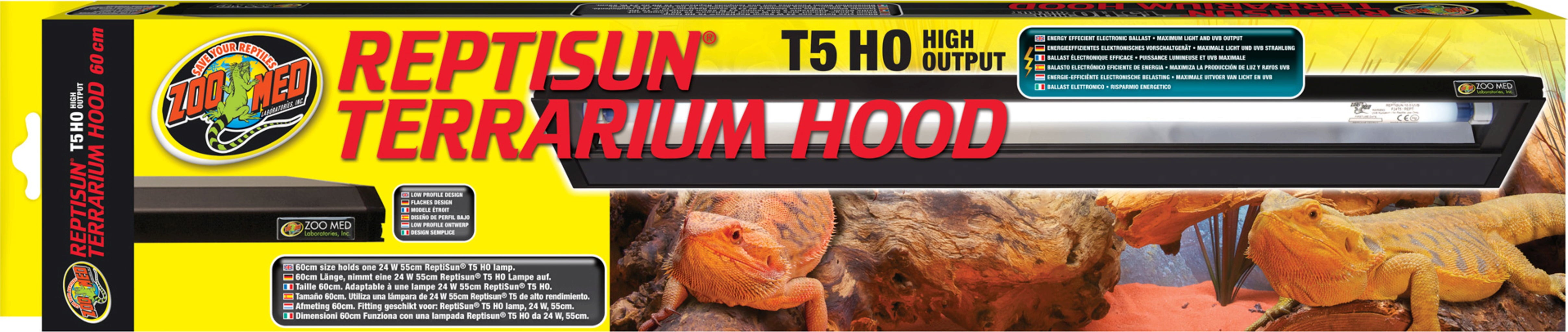 ReptiSun T5 Terrarium Hood, 60 cm