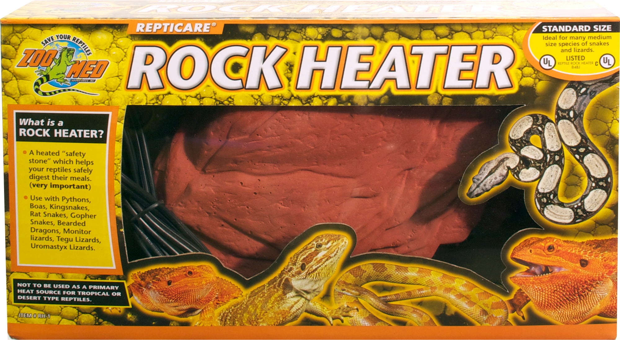 Zoo Med Piedra Caliente Repticare Rock Heater