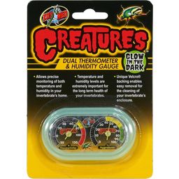 Creatures Dual Thermometer and Humidity Gauge - 1 ks