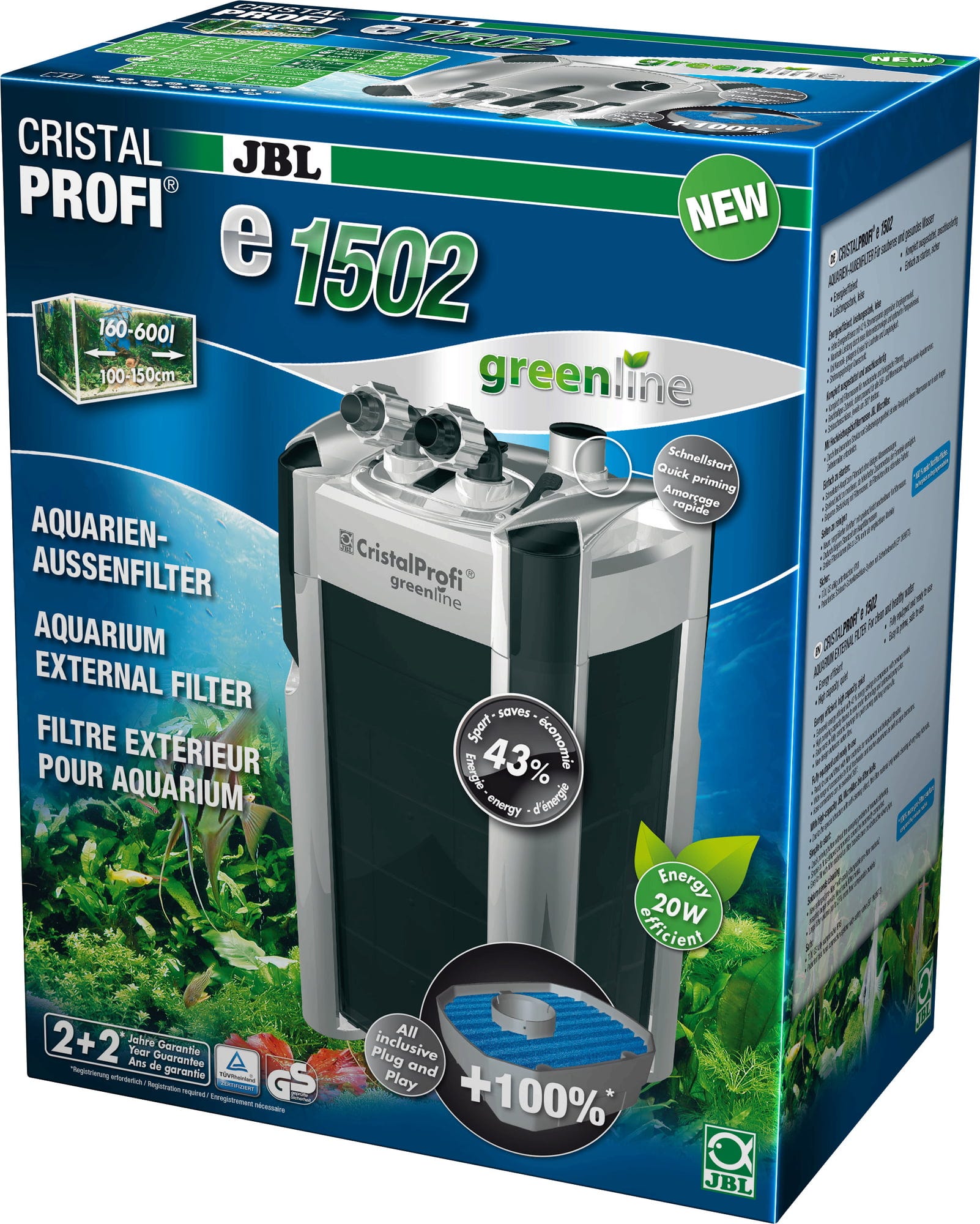 JBL CristalProfi greenline - e1502