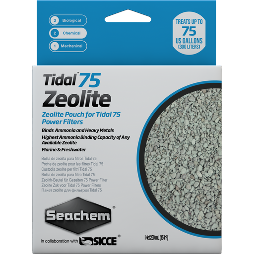 Seachem Zeolith Filtermedium - Tidal 75 - 1 Stk
