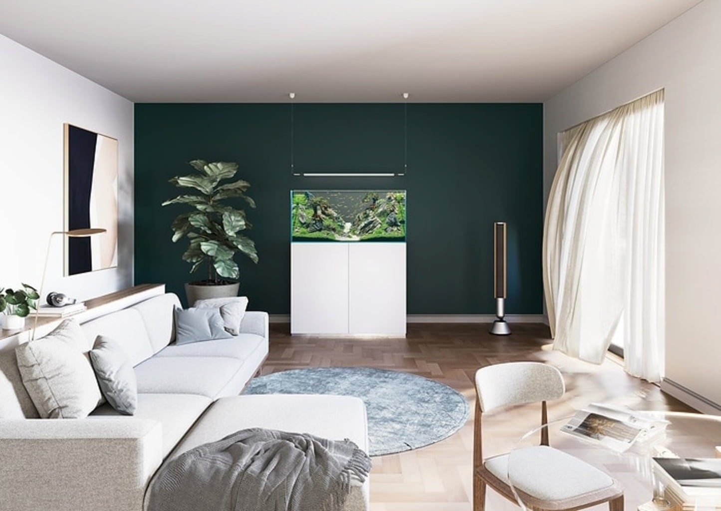Oase ScaperLine 100 Aquariumset - weiß