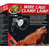 Zoo Med Wire Cage Clamp Lamp + Grating