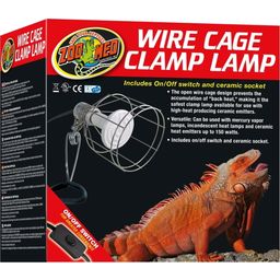 Zoo Med Wire Cage Clamp Lamp - 1 pz.