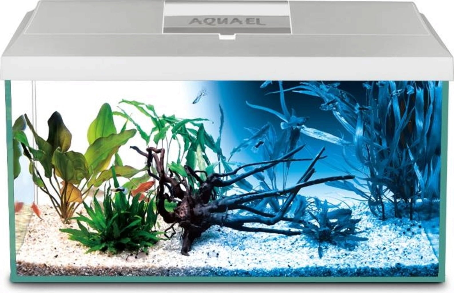 Aquael Set de Acuario LEDDY Day&Night 40 2.0 - Blanco