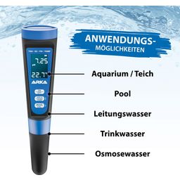 ARKA myAQUA pH/TDS/EC-Messgerät inkl. Thermometer - 1 Stk