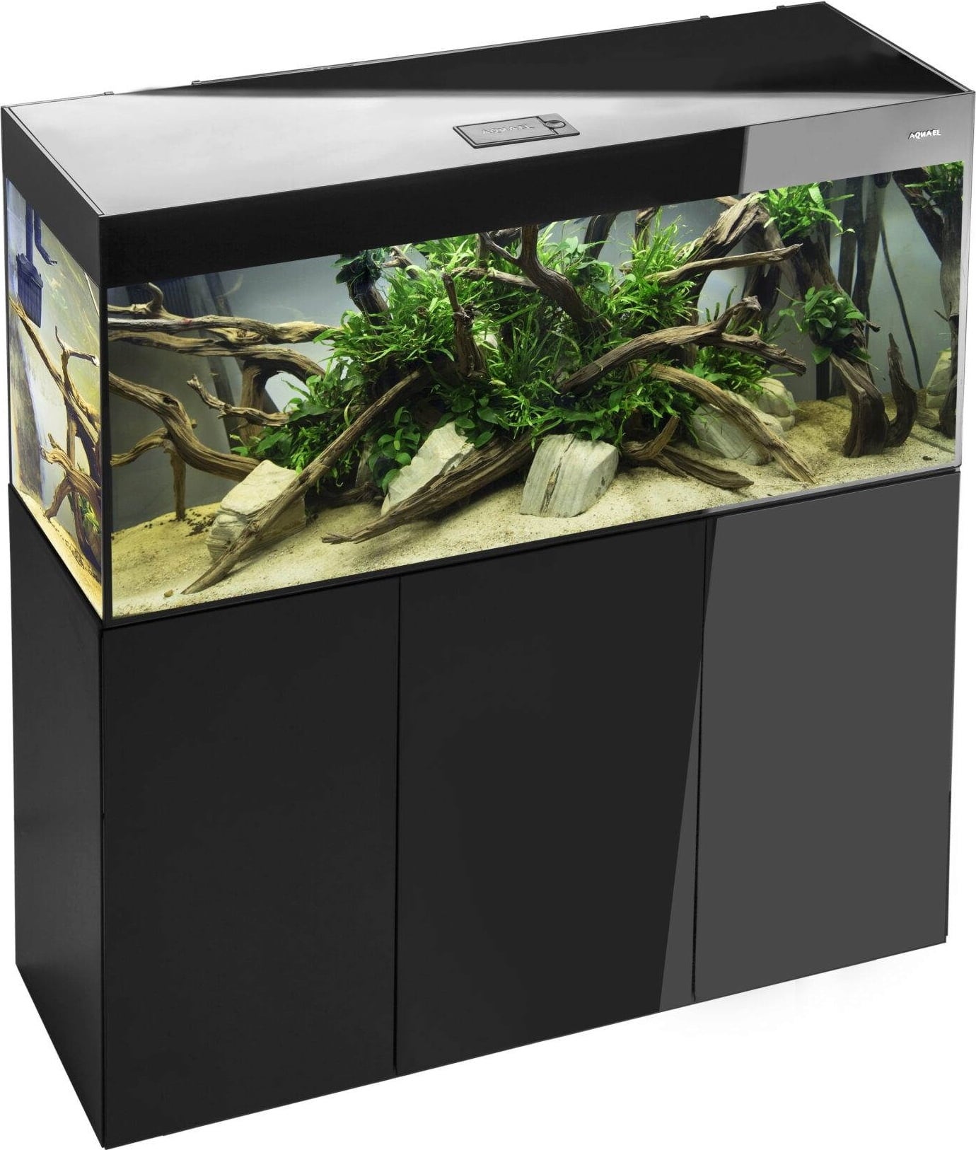 Glossy 150 Kombination schwarz von Aquael - 1 Set