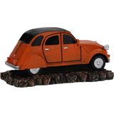 Coche Antiguo Francés 2 14,5x7,5x6,5cm Naranja