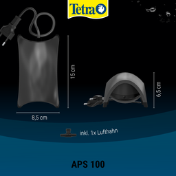 Tetra Aquariumluftpumpe schwarz - 100