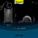 Tetra Zračna črpalka za akvarij črna - 150