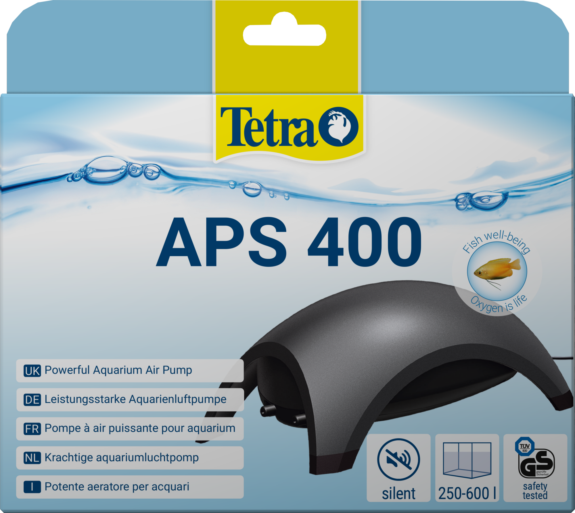 Tetra Aquariumluftpumpe schwarz - 400