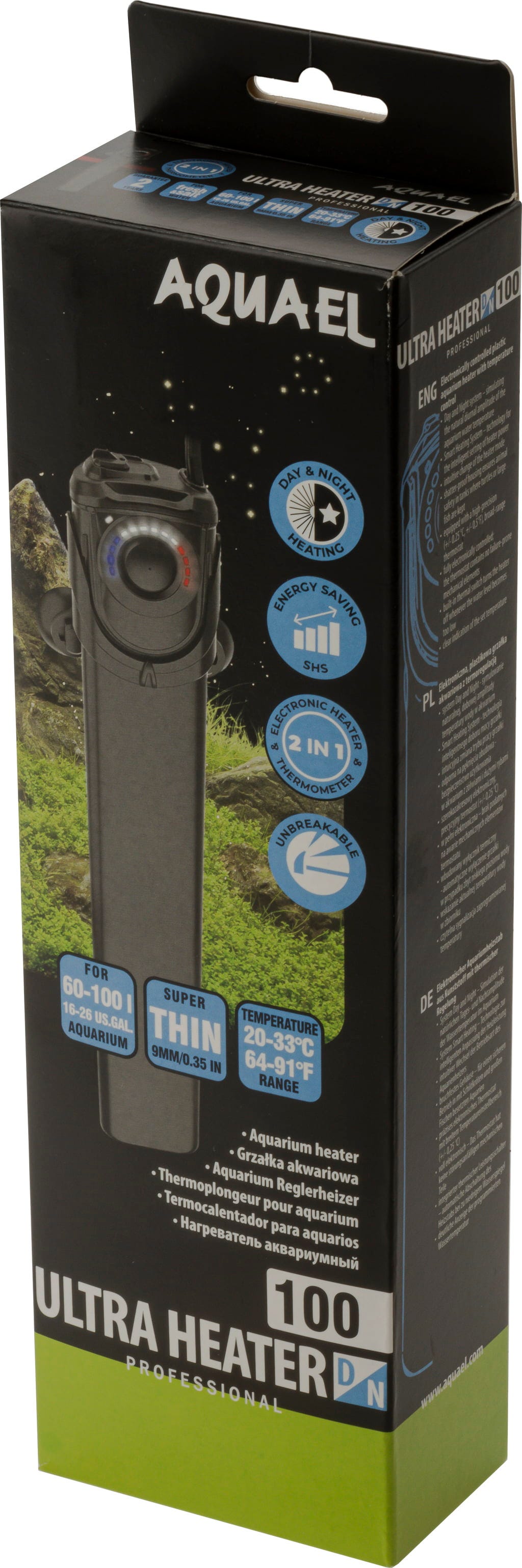 Aquael UltraHeater Heizer Day and Night - 100 Watt