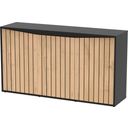 Splendid 300 Base Cabinet - Back/Oak Panels