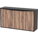 Aquatlantis Splendid 300Base  Cabinet, Black/Walnut