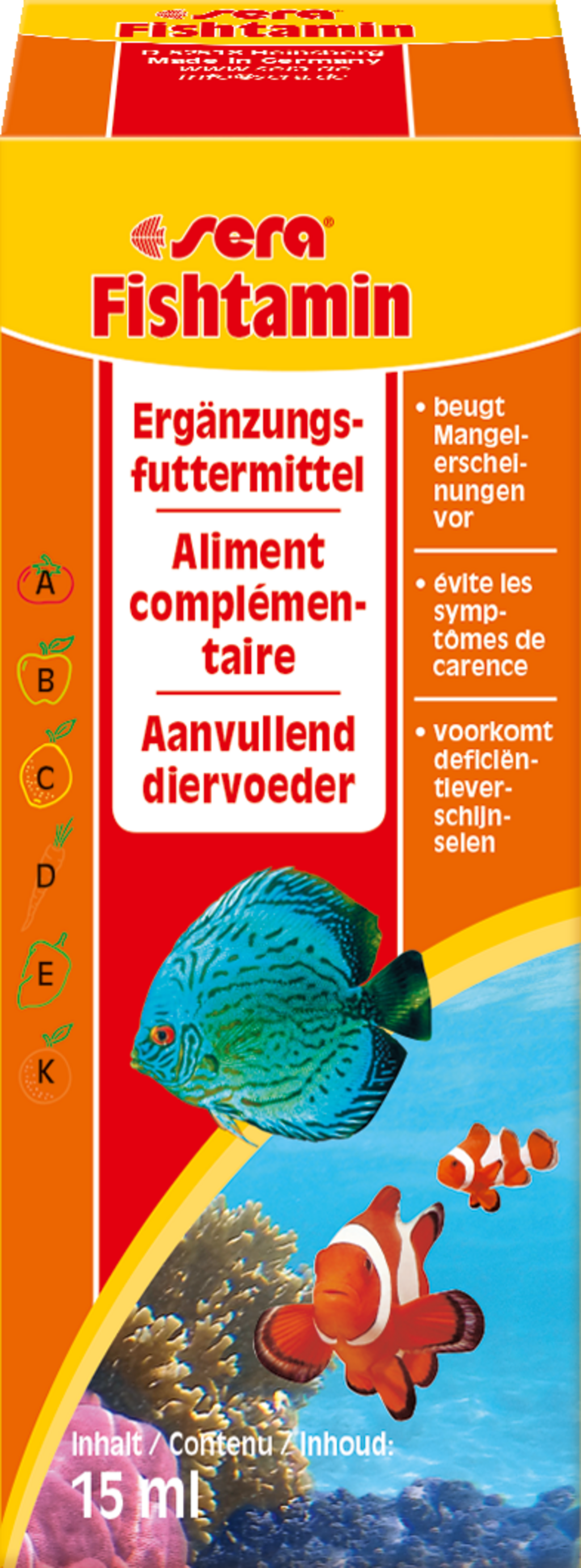 Sera Fishtamin - 15ml