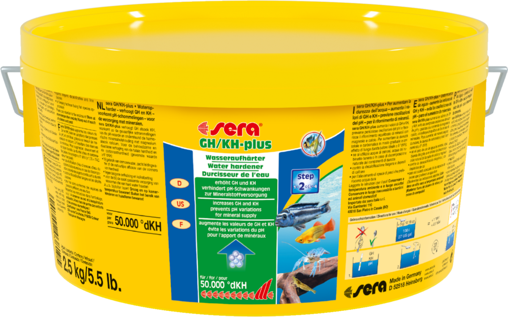 Sera GH/KH-plus - 2,50 kg