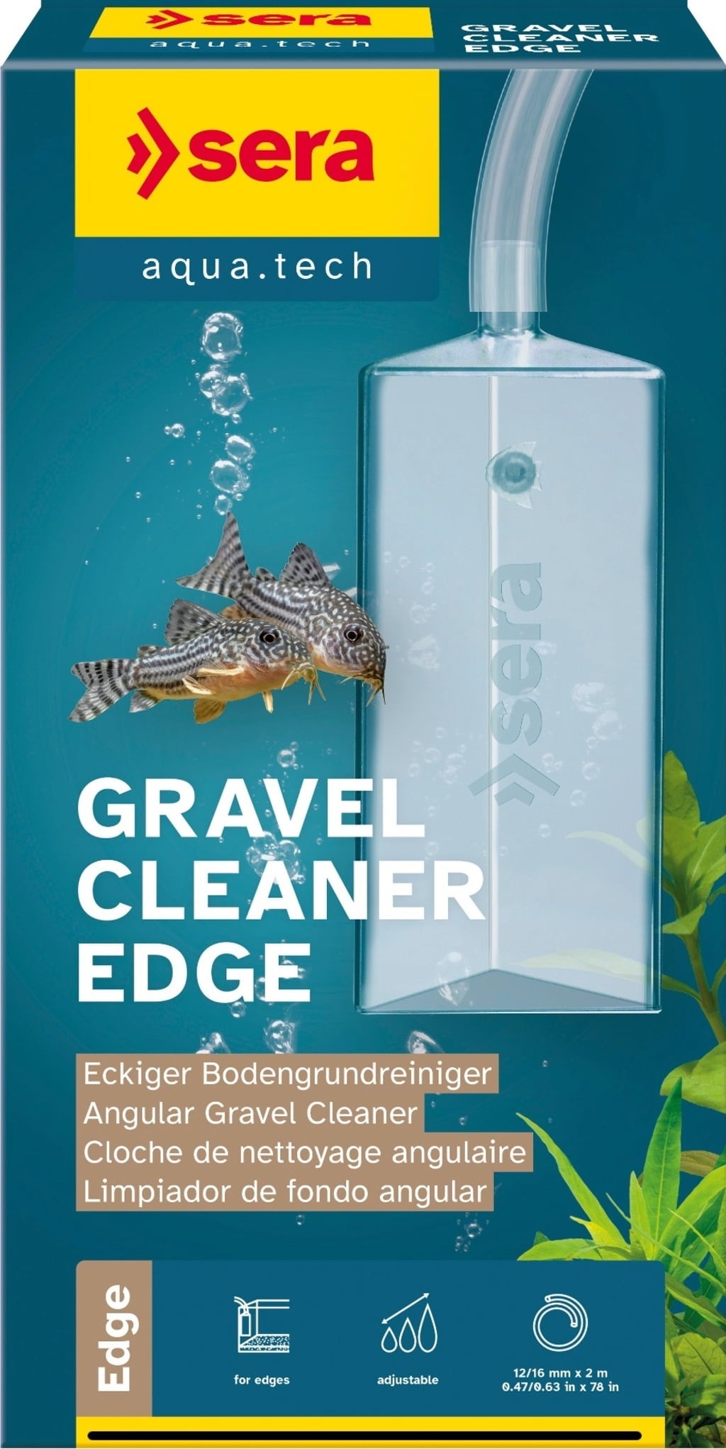 Sera Bodengrundreiniger Gravel Cleaner Eckig
