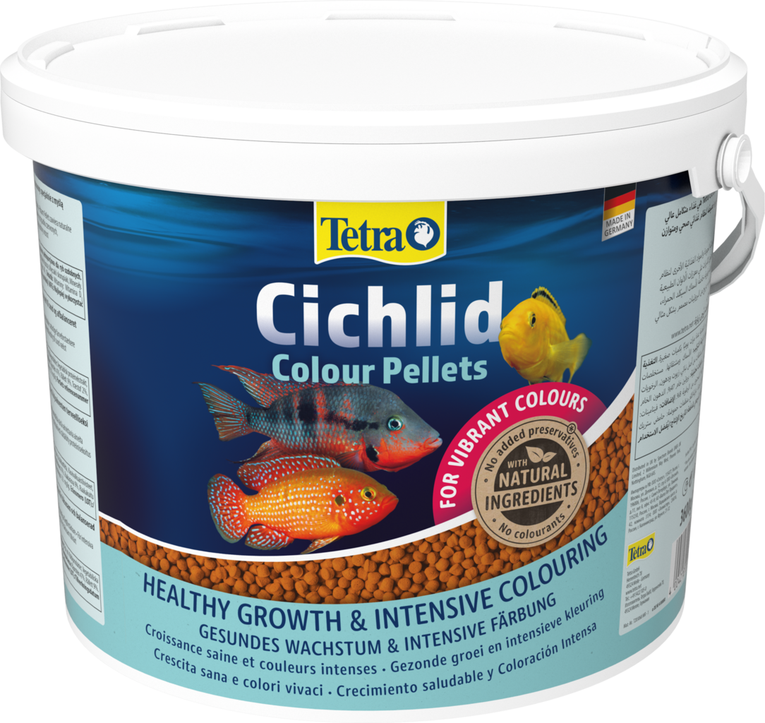 Cichlid Colour Pellets, 10 l