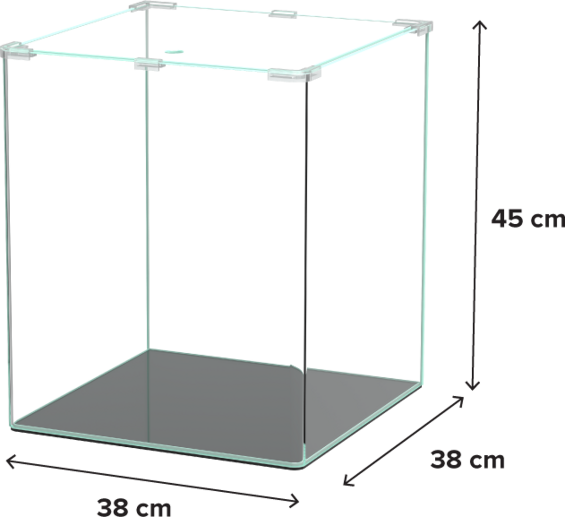 Aquatlantis Kubus Curve LED - Basic - 65 L