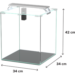 Aquatlantis Kubus Curve LED - Essential - 44 l