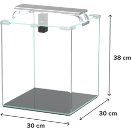 Aquatlantis Set Acuario - Kubus Curve LED - Complete - 30 L