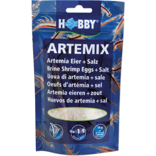 Hobby Artemix, Huevos de Artemia + Sal - 195 g para 6 l