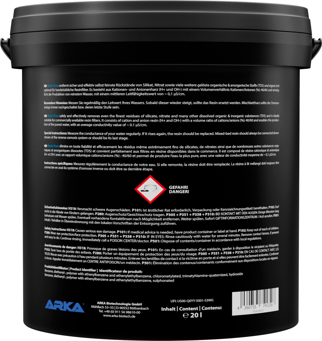 ARKA Resin-Pure kevertágyas gyanta 20 L - 12 kg