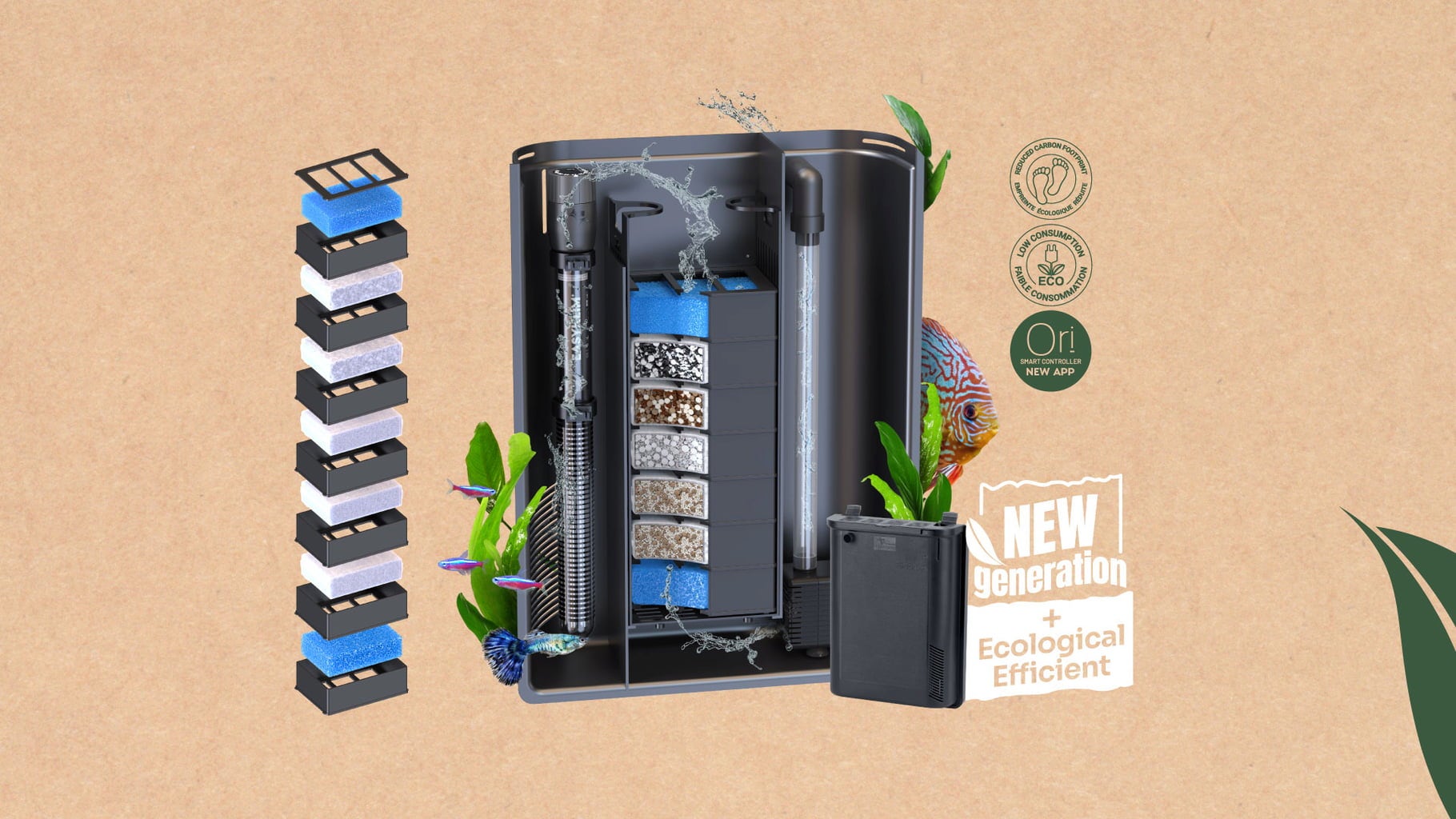 Aquatlantis Acquario - Splendid Ultra 240 Nero - 1 pz.