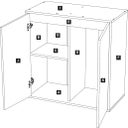 Splendid Ultra 145 Kast - Donker Wild Eiken  - 1 stuk