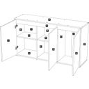 Aquatlantis Aquarium Splendid 300 avec Meuble - Noir - 1 Set