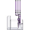 Nyos® Aquariumkombination OPUS G2 300 Pro-Line - Weiß