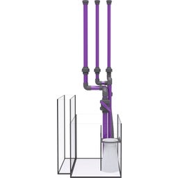 Nyos® Aquariumkombination OPUS G2 200 Pro-Line - Weiß